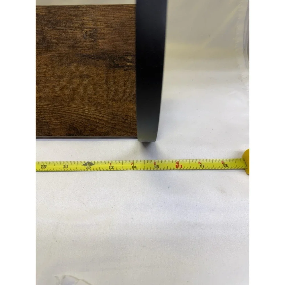 Paper Towel Holder with Shelf, Vintage Rustic Farmhouse Wall Mounted Spice Shelf
